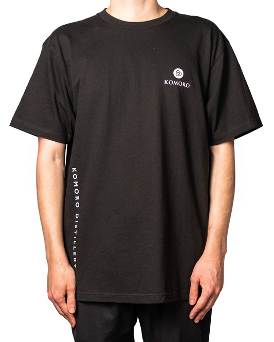 KOMOROオリジナルTシャツ_ブラック_メンズ