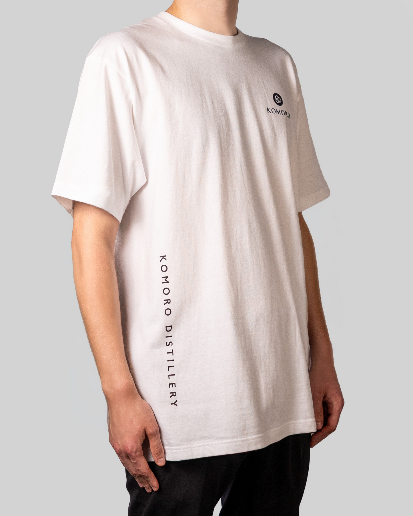 KOMOROオリジナルTシャツ_ホワイト_メンズ