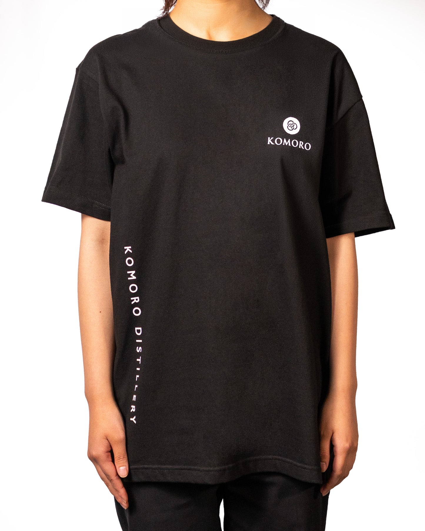 KOMOROオリジナルTシャツ_ブラック_レディース