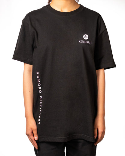 KOMOROオリジナルTシャツ_ブラック_レディース