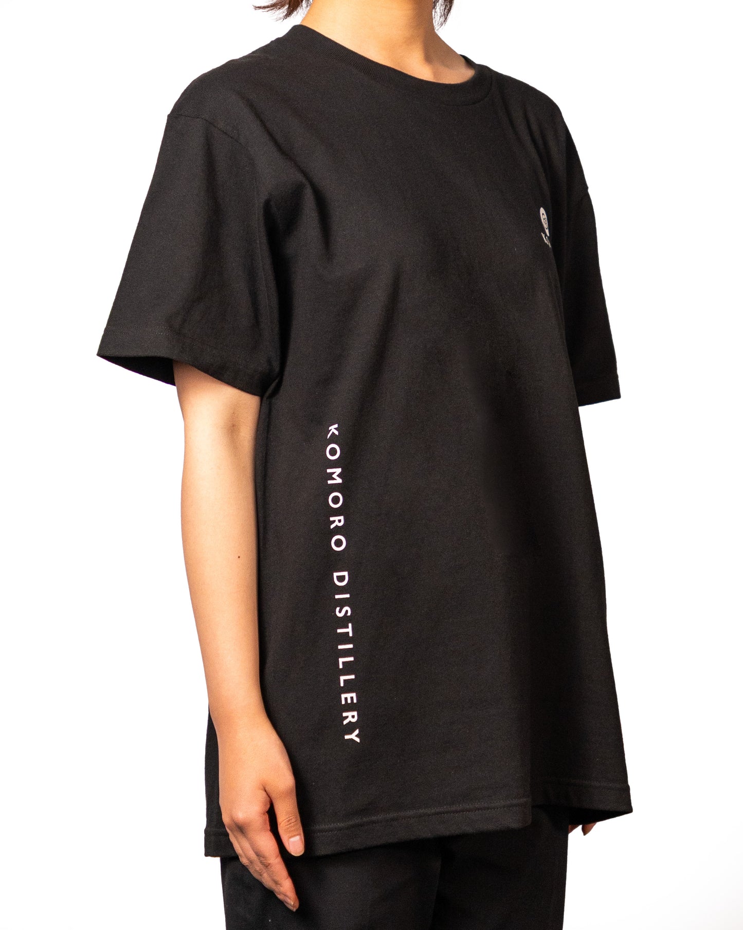 KOMOROオリジナルTシャツ_ブラック_レディース