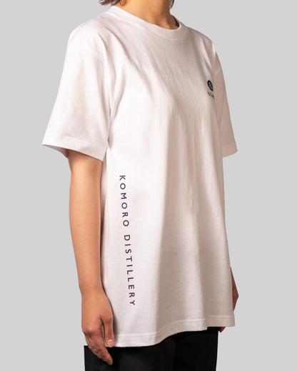KOMOROオリジナルTシャツ_ホワイト_レディース
